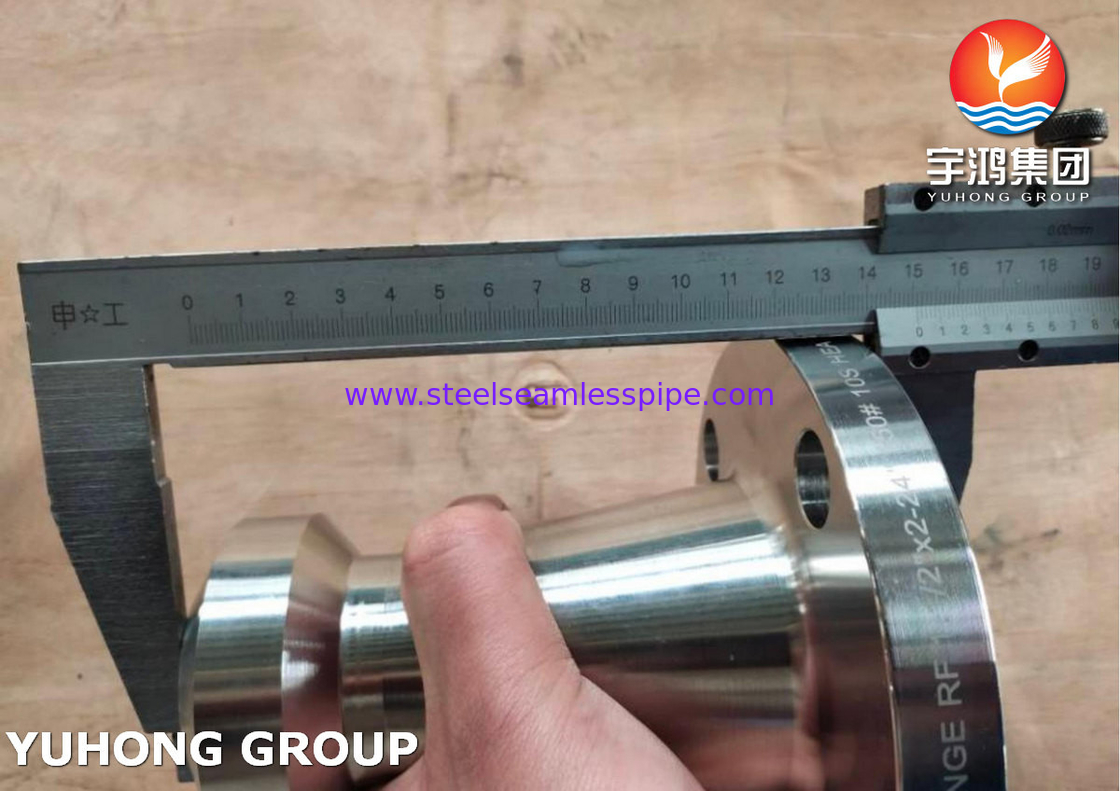 Flangia a collo saldato UNS S32750 F53 Classe 150 Resistente ai cloruri Desalinazione dell'acqua di mare NACE MR0175​