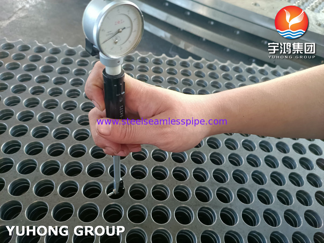 EN 10025-2 S235JR Piastra tampone per il supporto strutturale degli scambiatori di calore e l'efficienza del trasferimento di calore