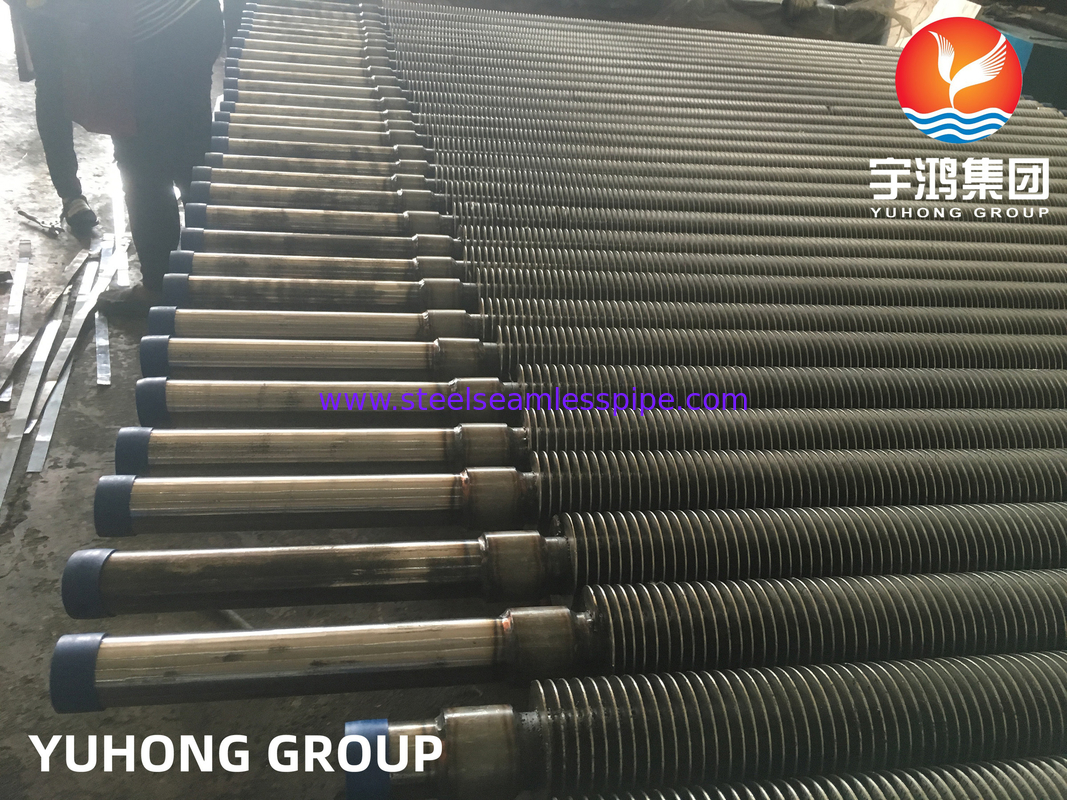 ASME SA213 T22 Tubo senza cuciture in acciaio legato 11CR HFW Tubo a pinna solida per pre riscaldamento
