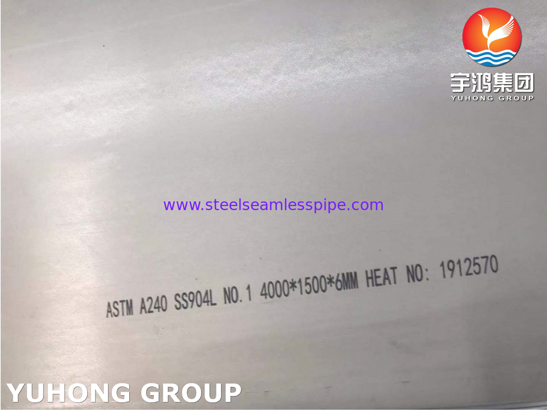 ASTM A240 Piastra in acciaio inossidabile 904L con elevata resistenza alla corrosione da stress