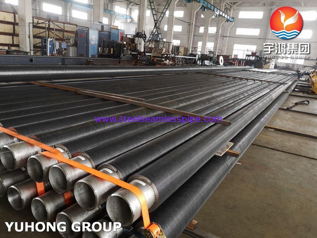 Tubo alettato saldato a spirale HFW in acciaio inossidabile per alta efficienza termica e trasferimento di calore compatto