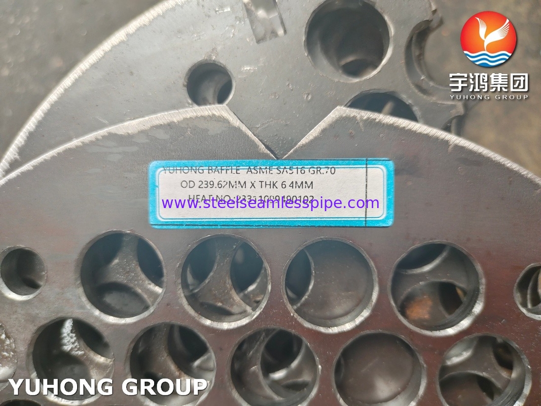 ASTM B171 C71500 Copper Nickel 70/30 Tube Sheet per scambiatori di calore a conchiglia e tubi