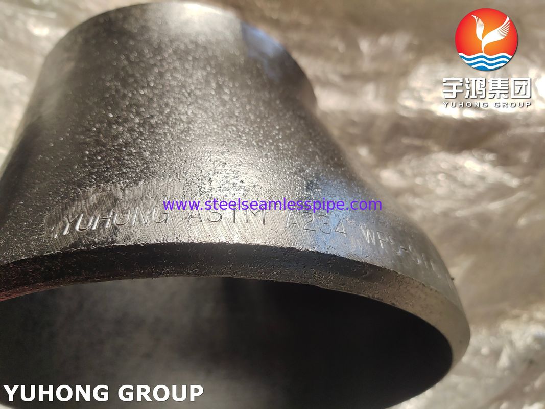 Riduttore eccentrico in acciaio legato ASTM A234 WP5 CL1 / CL3, raccordi per tubi saldobrasati ASME B16.9