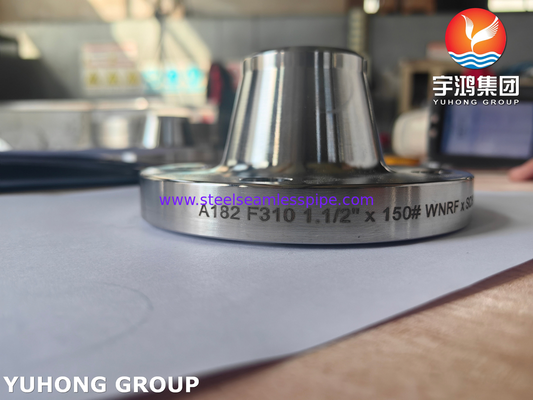 ASTM A182 F310 Flancia WNRF in acciaio inossidabile ASME B16.5 Flancia in acciaio forgiato