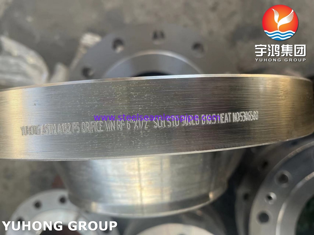 ASTM A182 F5 Lega di acciaio forgiato collo di saldatura WN flange RF B16.5
