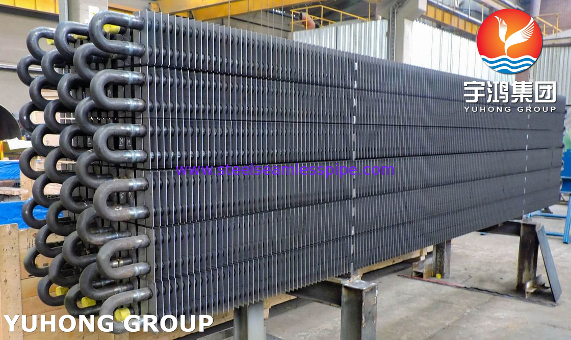 Tubo di gomma di acciaio al carbonio tipo H e doppio tipo H ASTM A179 / ASME SA179