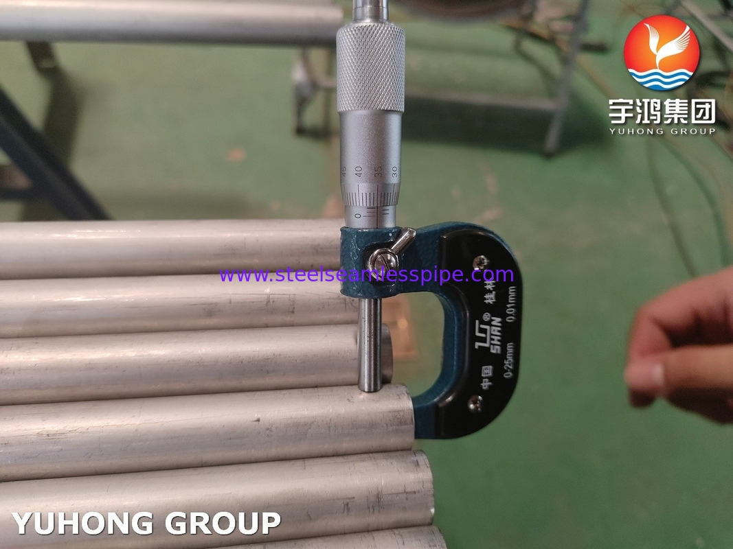 ASME SA789 / ASTM A789 S32750 Tubo senza cuciture in acciaio duplex per scambiatori di calore, applicazioni chimiche