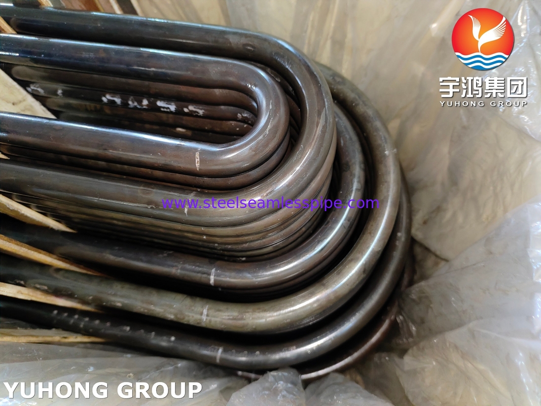 ASTM A213 / ASME SA213 T9 Tubo U Bend Tube Lega di acciaio Tubo per scambiatori di calore senza saldatura