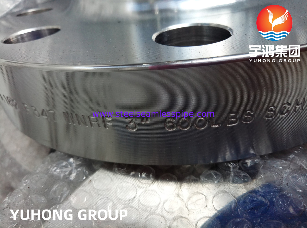ASTM A182  ASME SA182 F347L Weld Neck RF Forged Flange For Supercritical Boilers