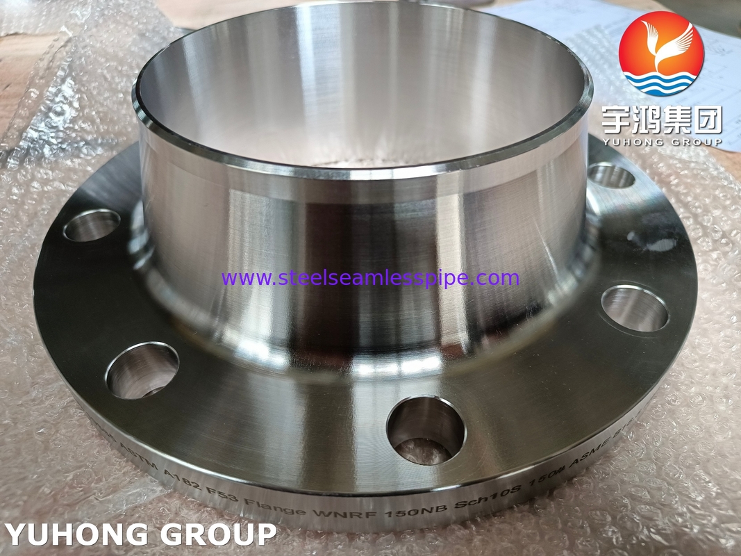 Super Duplex 2507 Flange ASTM A182 F53 UNS S32750 Super Duplex Weld Neck Flange
