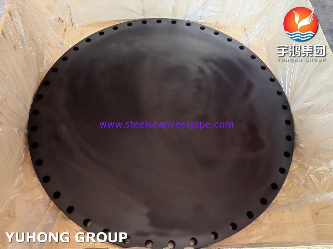 Flangia a saldare a collo in acciaio al carbonio ASTM A105 - B16.47 Serie B, Classe 300/600, Attacco per tubi