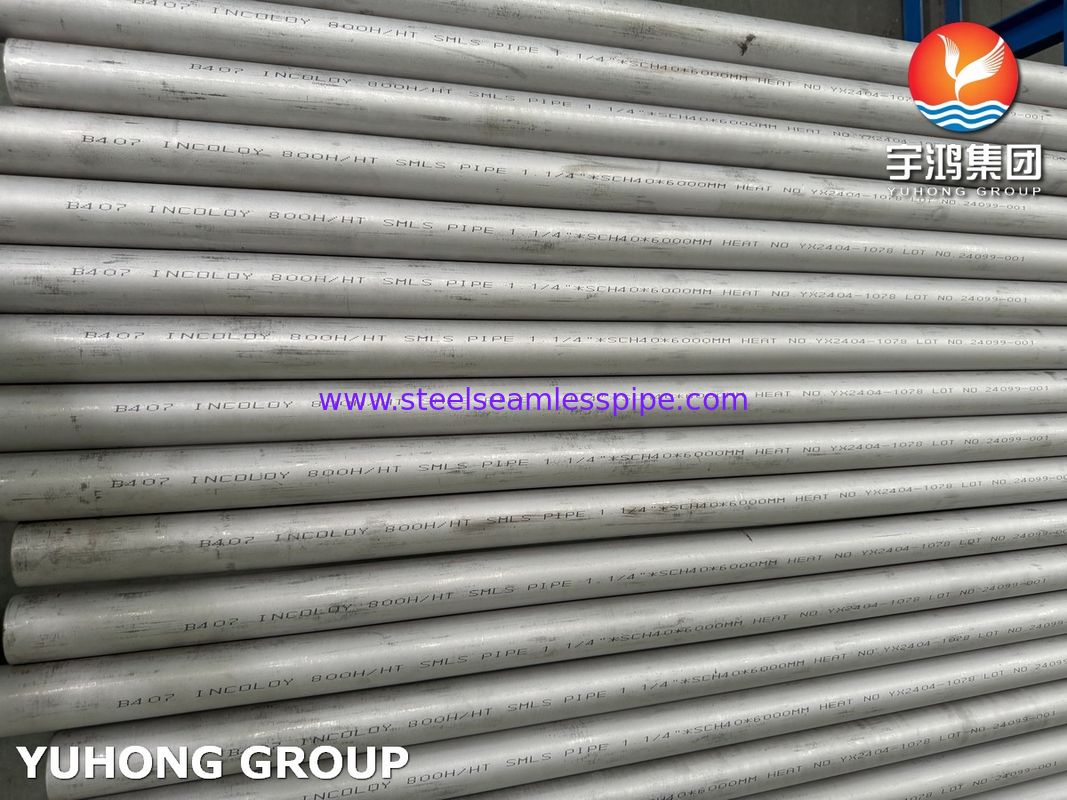 ASME SB407 UNS N08811 Tubo senza saldatura in lega di nichel-ferro-cromo per tubazioni industriali ad alta temperatura