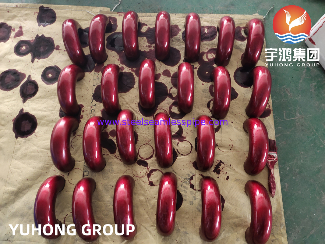 Curva a gomito di ritorno in acciaio duplex ASTM A815 S32205 per centrale elettrica