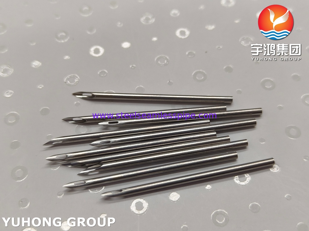 SUS304 Medical AV Fistula Needle Tube per la terapia di emodialisi, puntura posteriore dell' occhio