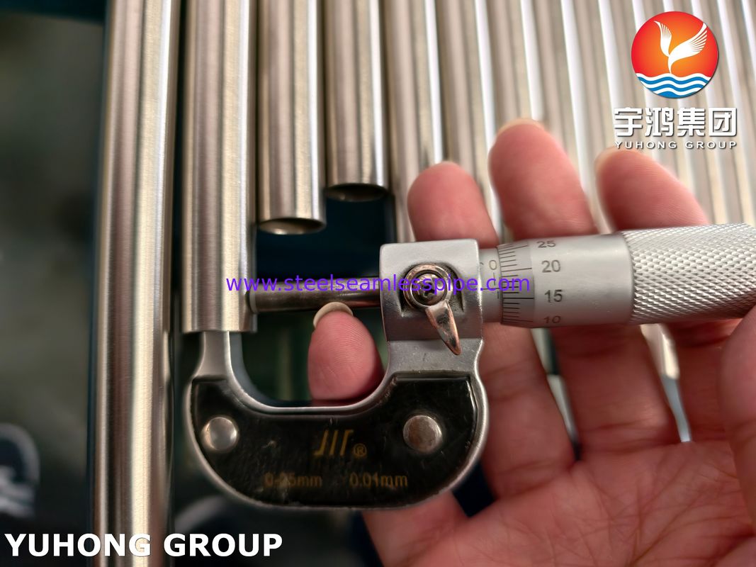 ASME SB163 N08810 Tubi senza saldature in lega di nichel per servizi ad alta temperatura e pressione