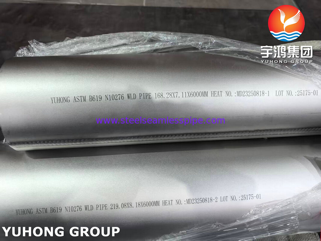 ASTM B619 UNS N10276 Tubo in lega di nichel Hastelloy C276 Tubo saldato