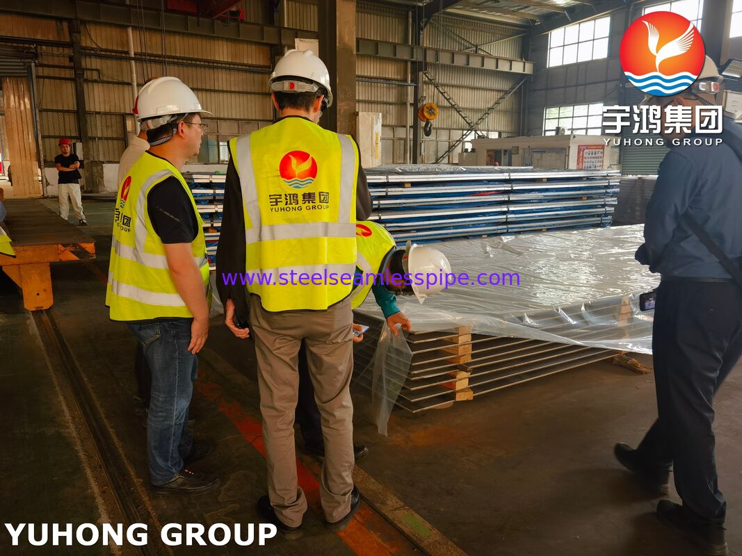 Piastre rivestite in acciaio di titanio parti di rivestimento SA516 Gr 70 con composito esplosivo di grado 2