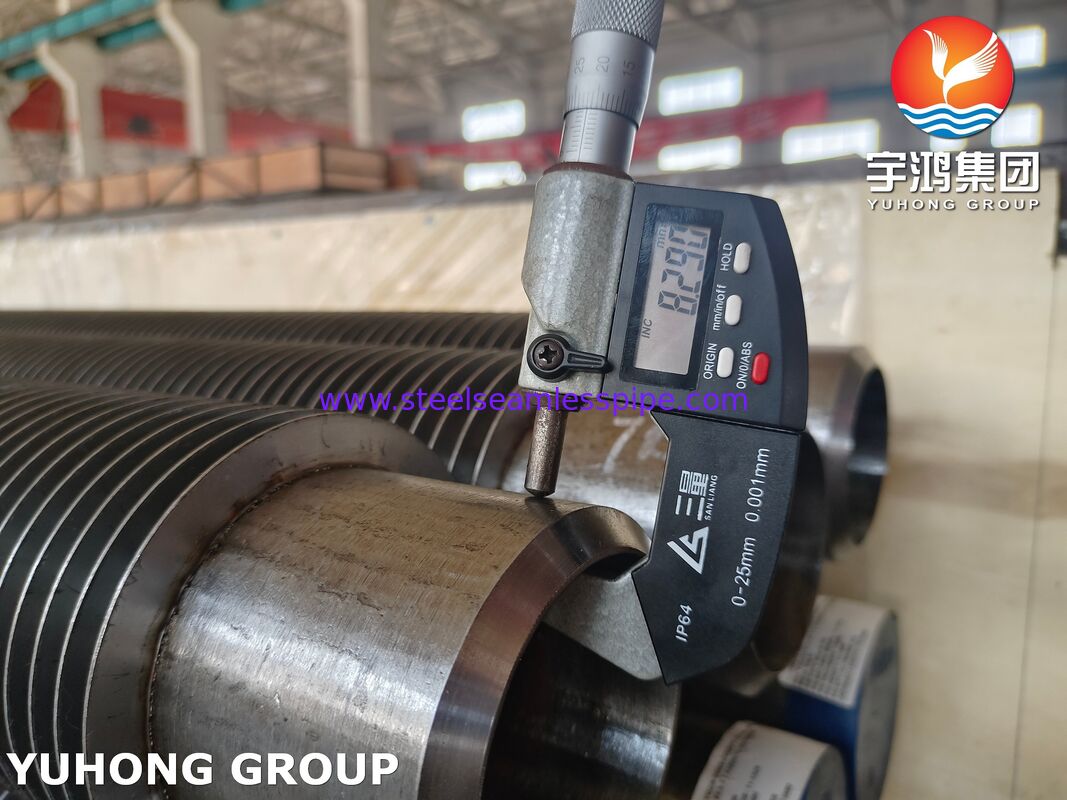 Tubo a pinne saldato ad alta frequenza - ASTM A335 P22 Base / 11-13Cr Pinne per caldaie e riscaldatori