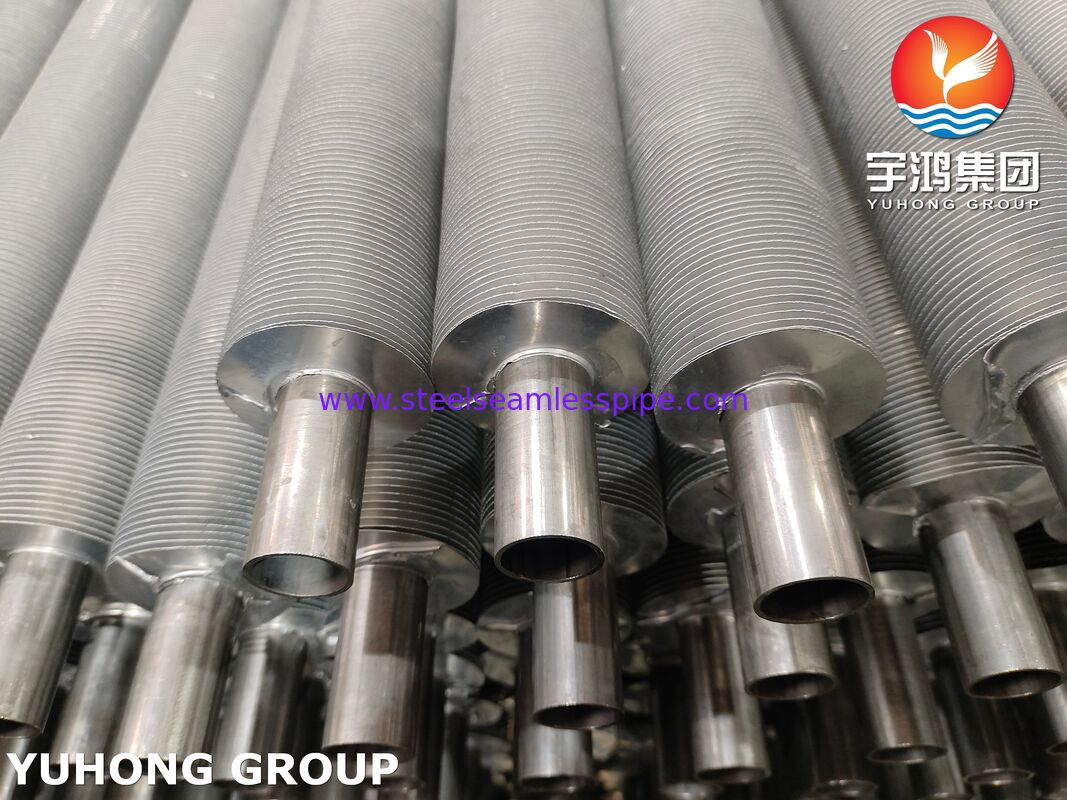 EN 10217-7 1.4301 Tubi a pinna estrusi per refrigeratori ad aria