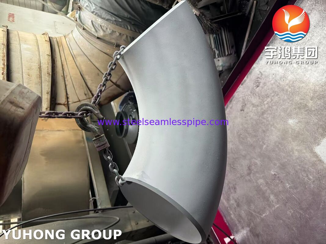 Gomito a saldare di testa ASTM A403 WP304-S, gomito a saldare di testa in acciaio inossidabile ad alta resistenza alla corrosione per sistemi di tubazioni industriali