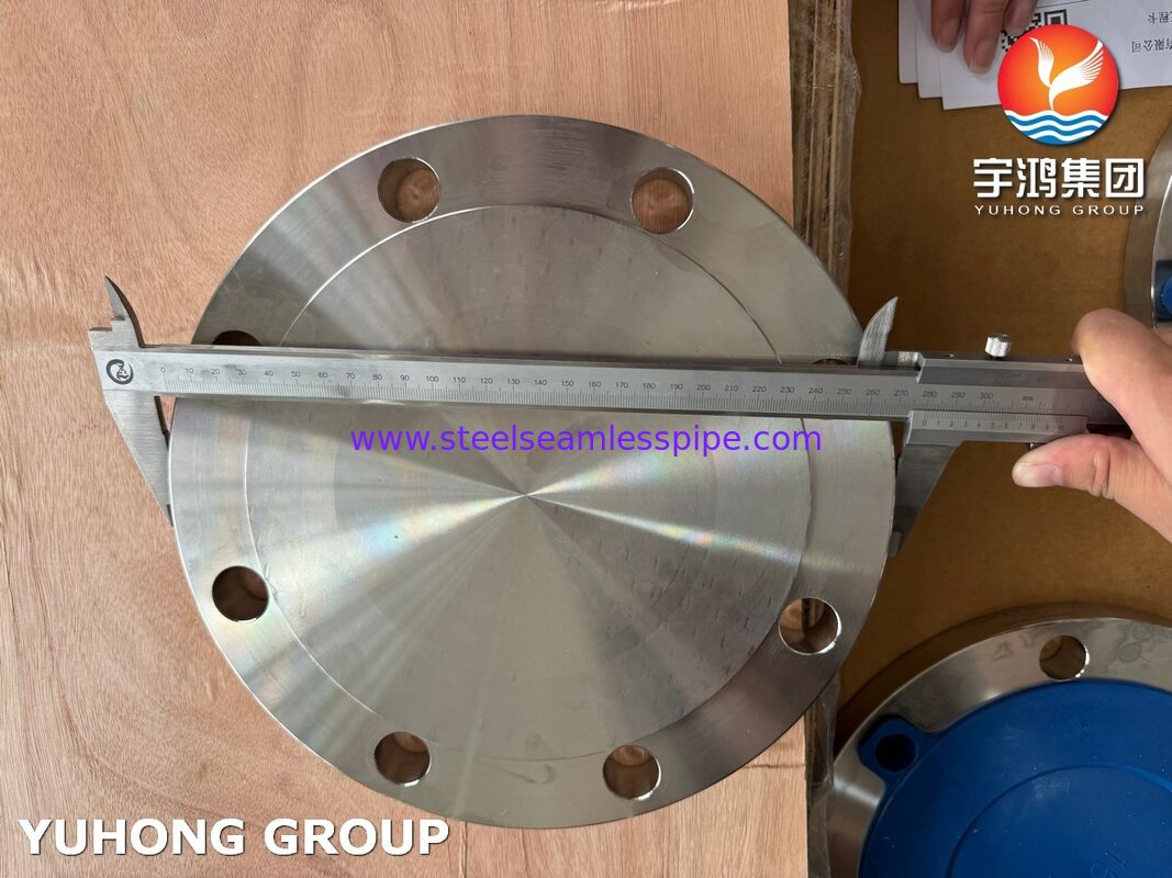 ASME SA182 F304 Flange forgiata in acciaio inossidabile austenitico per sistemi di condotte industriali conforme alla norma ASME B16.5