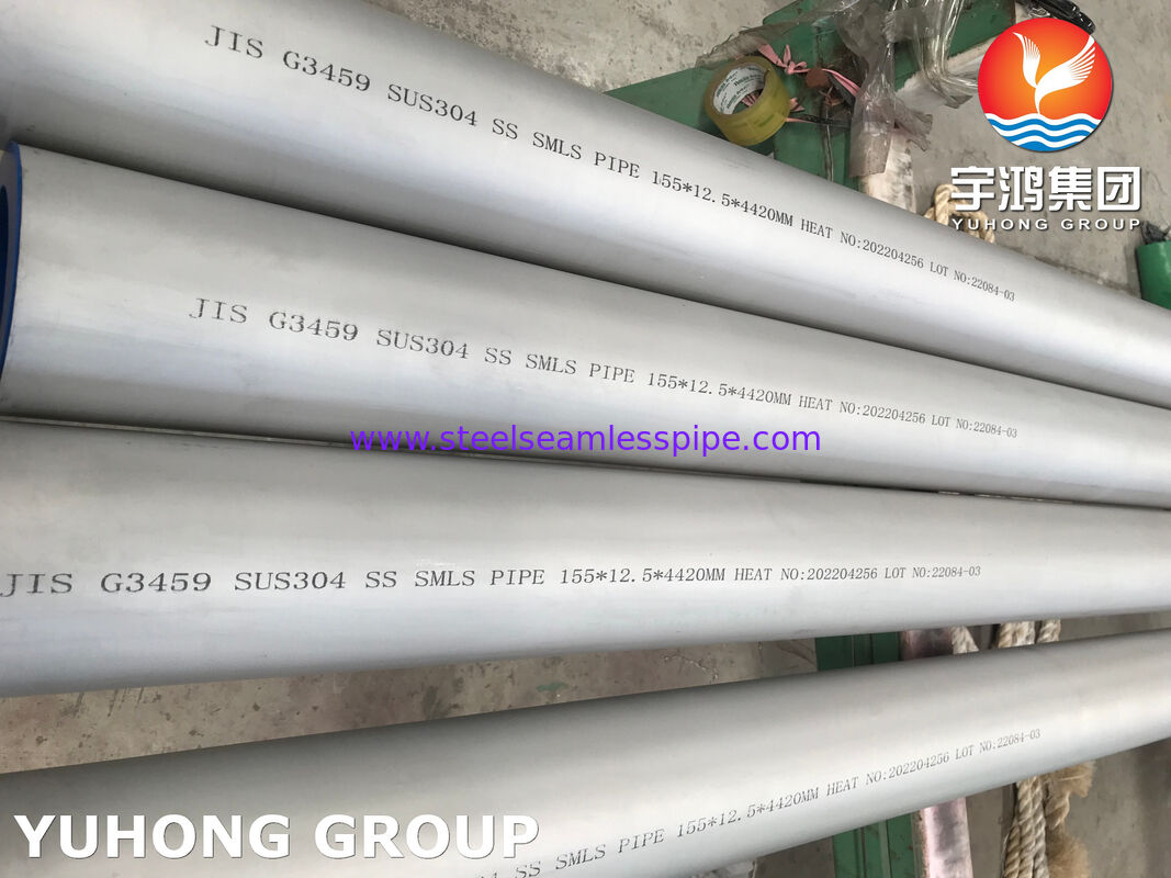 Tubo in acciaio inossidabile JIS G3459 SUS304