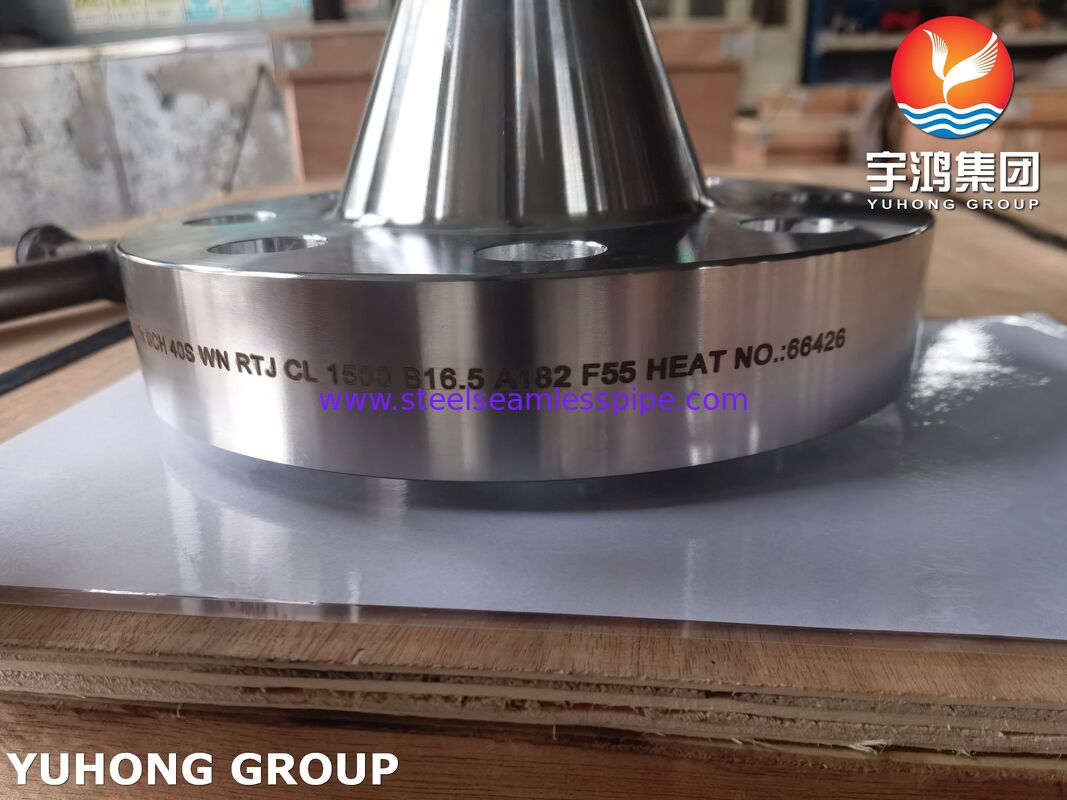 ASTM A182 F55 / 1.4501 / S32760 Super duplex flange in acciaio Super duplex 2507 WNRTJ flange