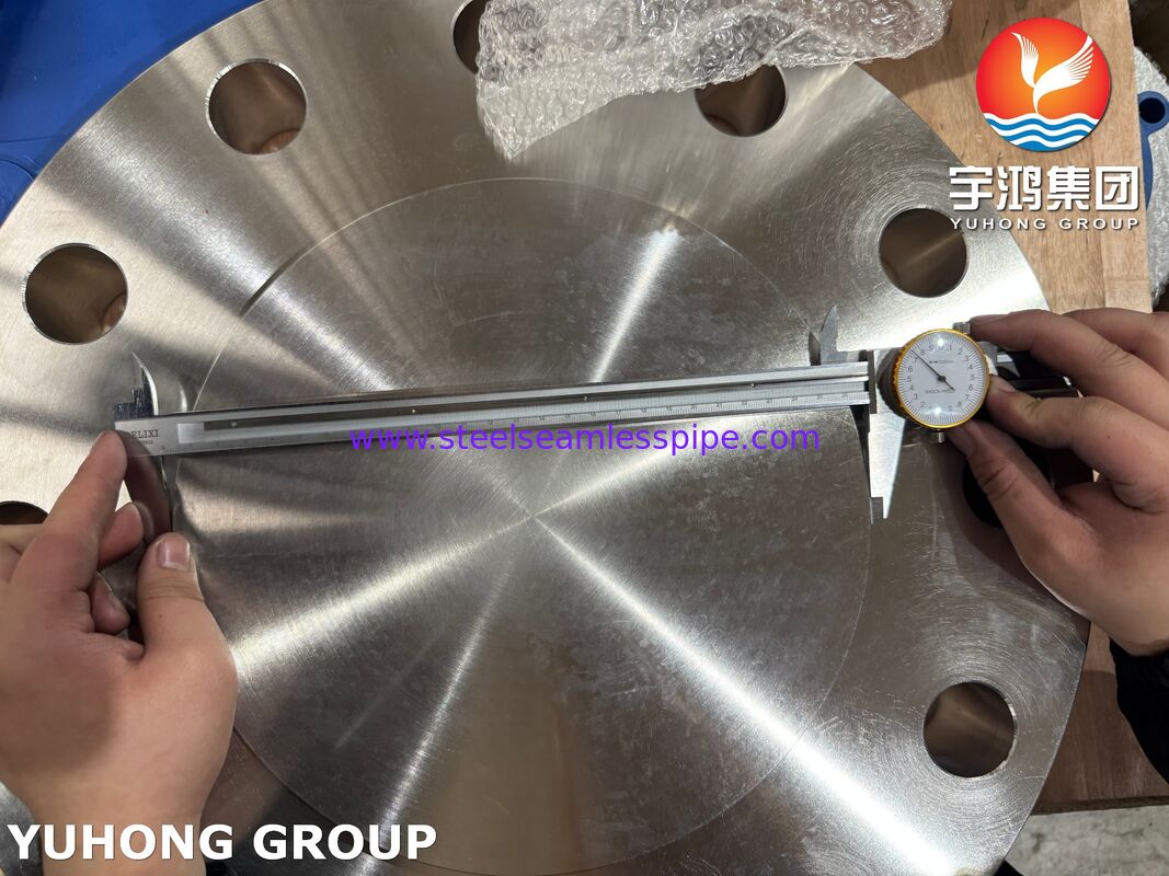 ASTM A182 F51 UNS S31803 Duplex 2205 Flange RF cieca per tubazioni di petrolio e gas