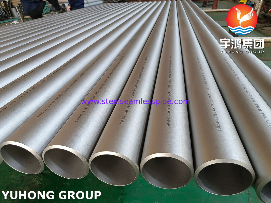 ASTM A376 TP347H Tubo senza saldatura Nb-stabilizzato 515MPa fino a 900°C per forno di cracking del riscaldatore del surriscaldatore