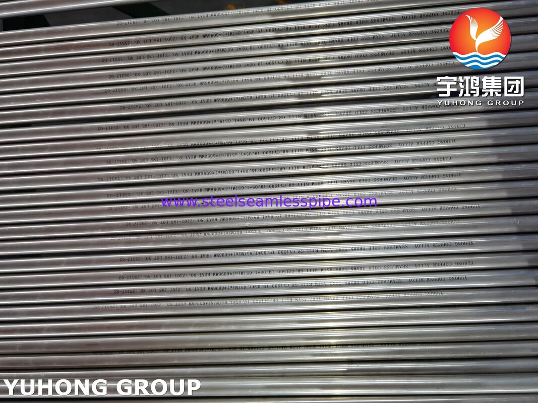 ASTM B111 ASME SB 111 SB 466 C71500 Tubi di rame e nichel / 70/30 Tubi senza cuciture di rame e nichel