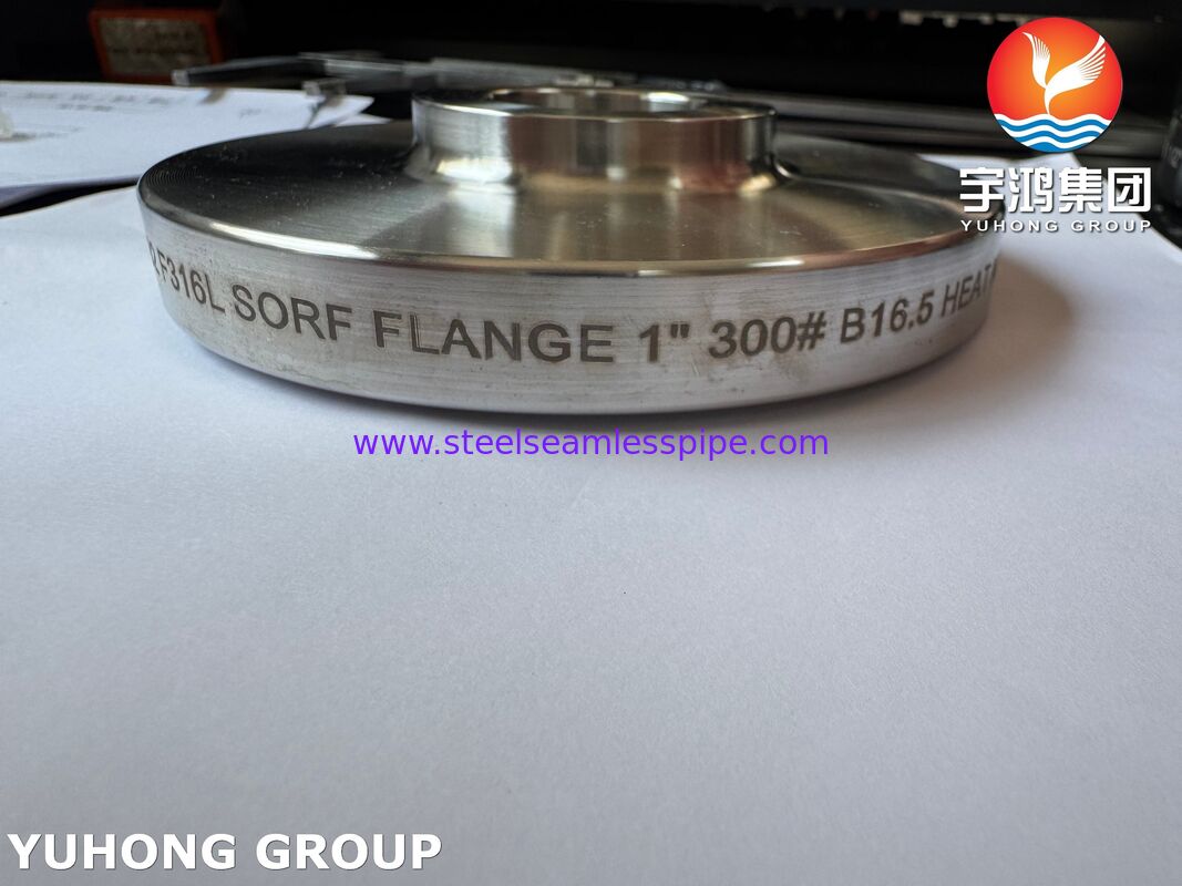 ASTM A182 F316L Flange in acciaio inossidabile resistente alla corrosione a basso tenore di carbonio per prodotti chimici marini