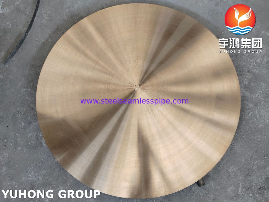 Cerchio grezzo forgiato in lega di rame UNS C46400 Naval Brass Plate ASME SB171 Disco forgiato