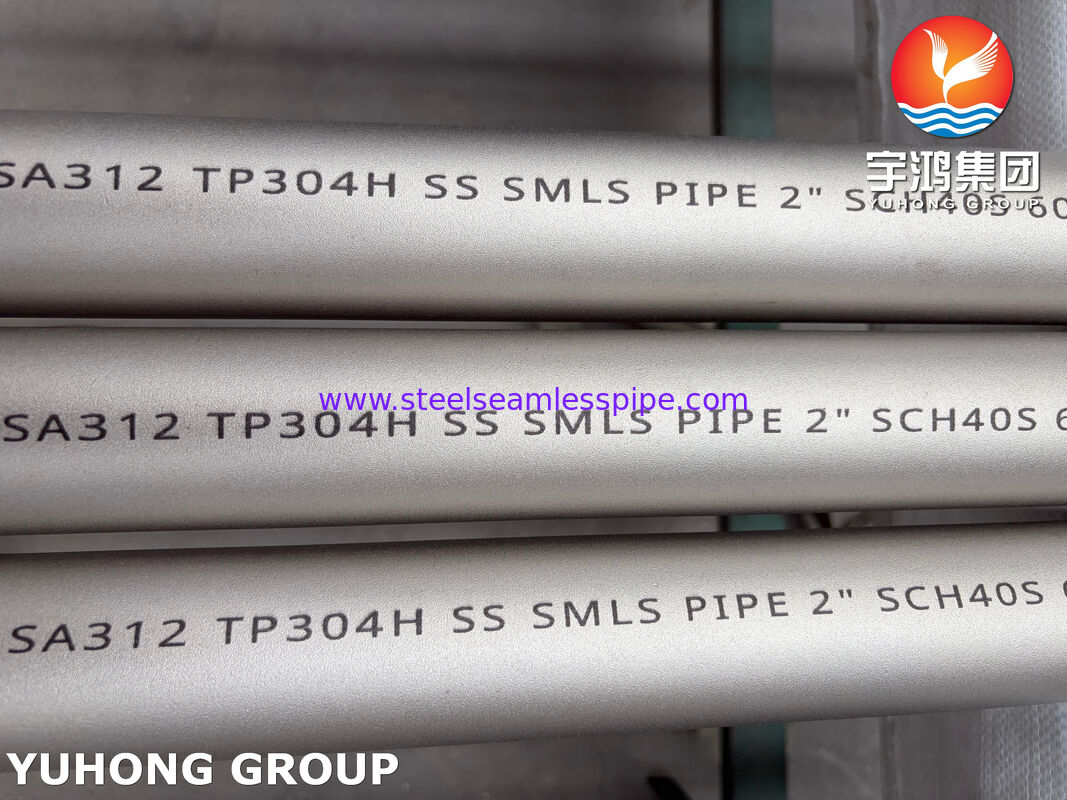 Tubo senza saldatura in acciaio inossidabile ASTM A312 TP304H 304L per applicazioni chimiche e industriali
