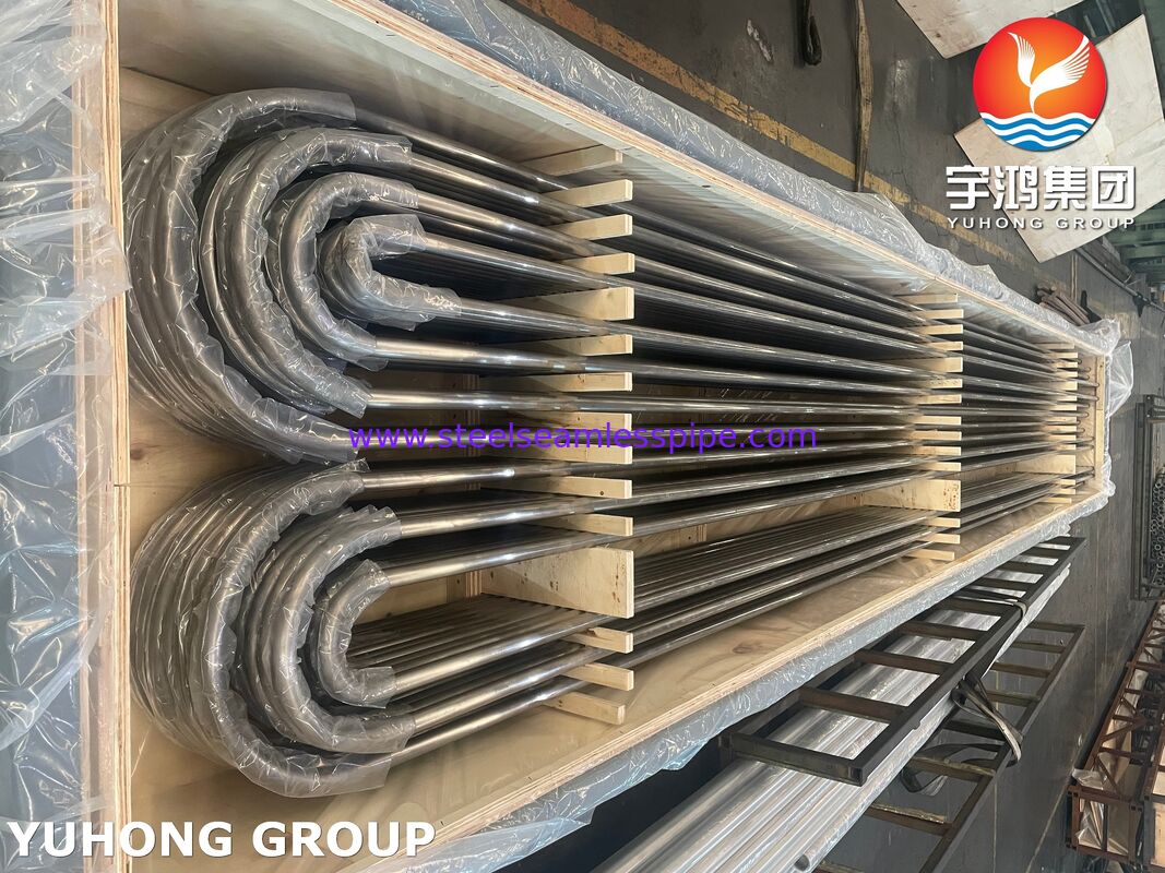Tubo a U senza saldatura in lega di nichel Monel 400 per scambiatori di calore ASME SB163 UNS N04400