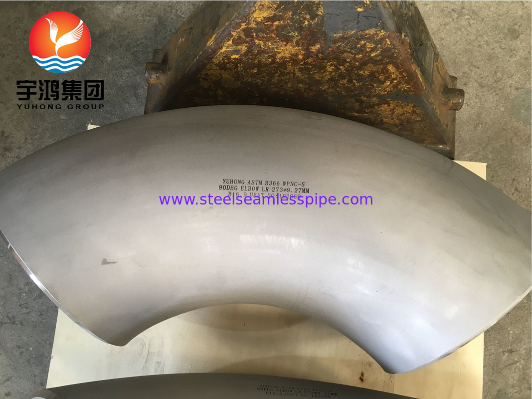 ASTM B366 Monel 400 / UNS N04400 Acciaio legato al nichel, gomito 90 gradi