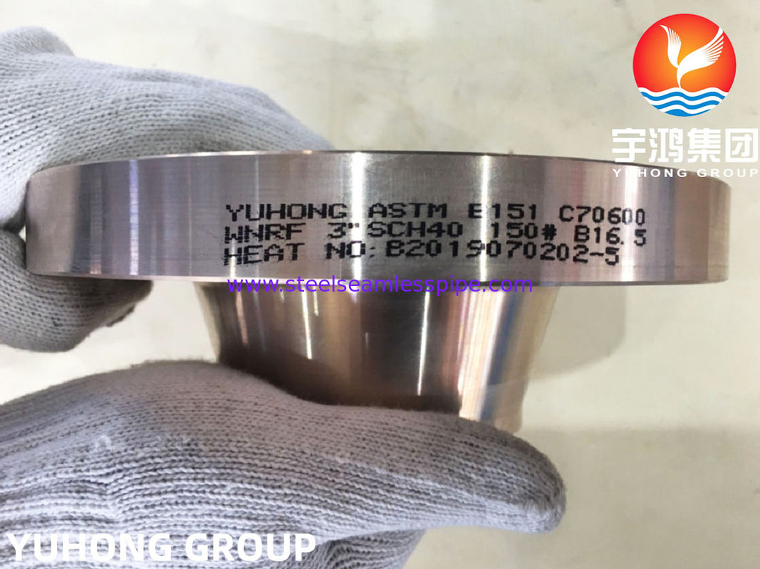 FLANGIA DI RAME B151 C70600 DEL COLLO DELLA SALDATURA DEL NICHEL/TIPO DI BACCANO 2,0872 RF