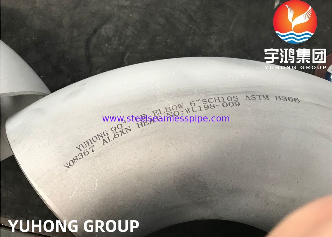 ASTM B366/GOMITI UNS N08367 AL6XN AISI DI B564 BW/MONTAGGI ACCIAIO INOSSIDABILE DI ASME B16.28
