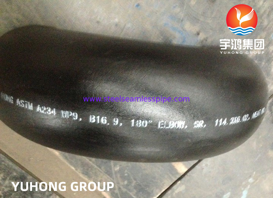 ASTM A234 WP9 180 gradi di ritorno gomito legata acciaio Buttweld