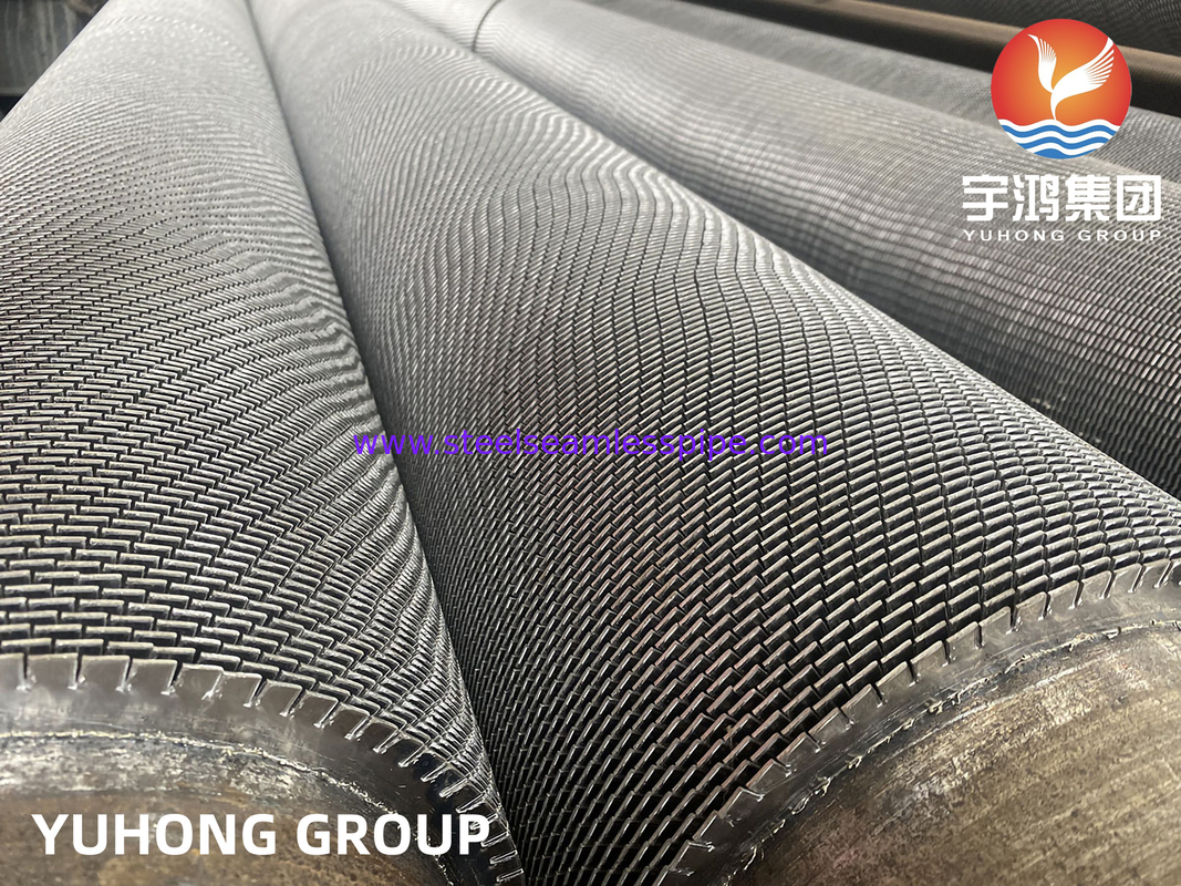 Tubo a pinna serrata HFW, ASTM A210 / ASME SA210 GR.A1 Tubo a pinna in acciaio al carbonio