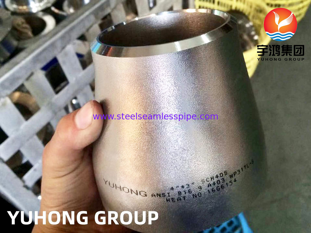 ASTM A403 WP317L Acciaio inossidabile riduttore concentrico