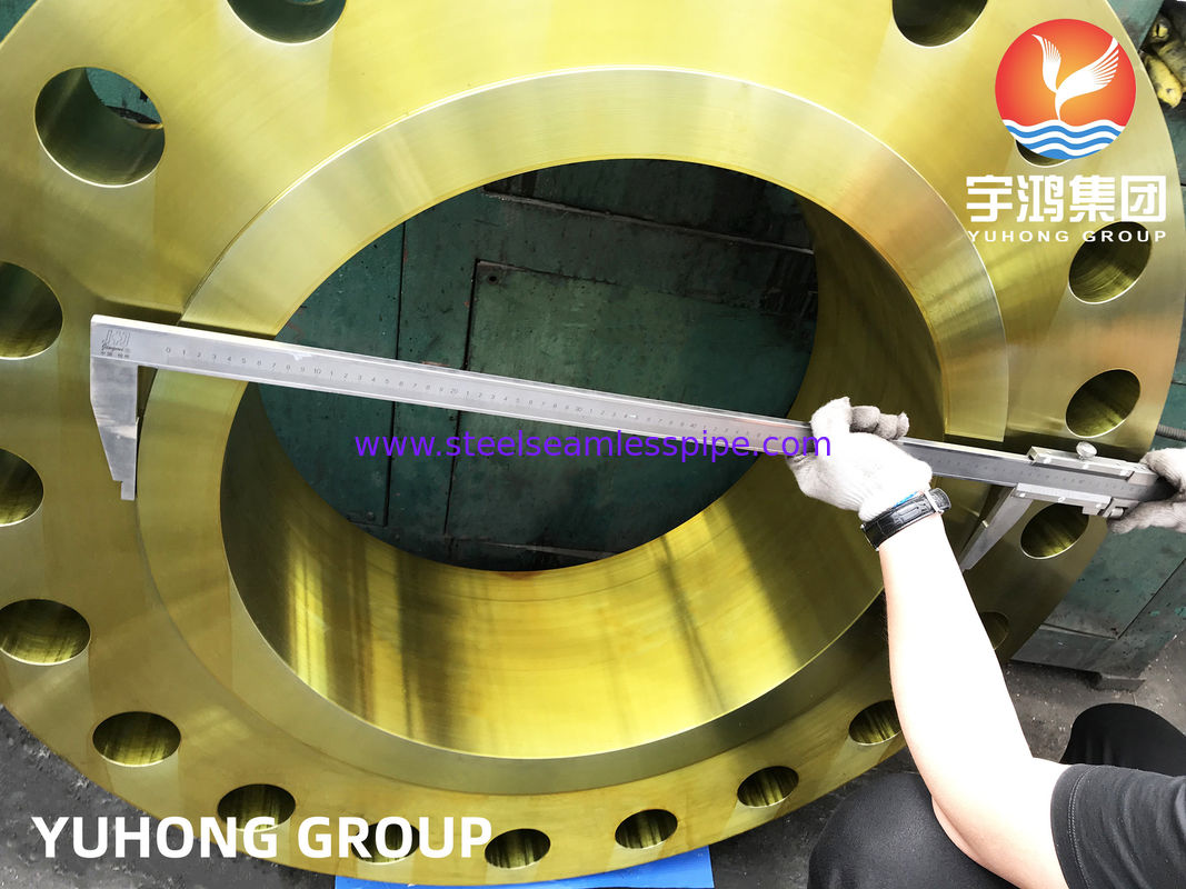 A694 F52 Flangia a collo saldato con protezione antiruggine, forgiati in acciaio al carbonio e legati B16.47, resistenti al solfuro di idrogeno