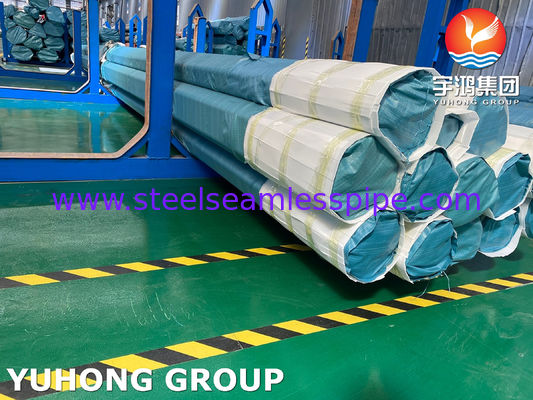 Tubo per scambiatori di calore in acido acrilico materiale ricoperto ASME SA213 TP321 25 * 2 * 9000MM,LCHIKNESS MINIMUM WAL