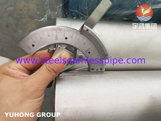 Il tubo senza cuciture dell'acciaio inossidabile, ASTM A312 TP316Ti, B16.10 & B16.19, 6M, PE/SONO, SUPERFICIE FINITA A CALDO