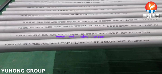 Applicazione ad alta temperatura del tubo senza saldatura di acciaio inossidabile di ASTM A213 TP347H