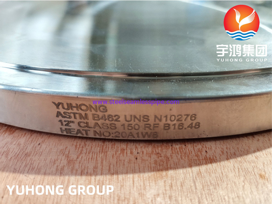 WNRF Hastelloy Flange ASTM B462 C276 Collegamenti di tubi resistenti alla corrosione