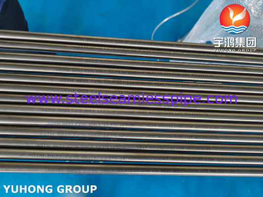 NICHELI IL TUBO SENZA CUCITURE DELLA LEGA, TUBO DI ASTM B622/B619 /B626 UNS N10276 (C-276/2,4819) HASTELLOY