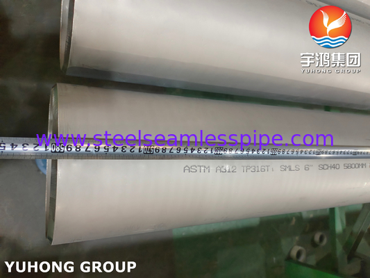 ASTM A511 TP316 316L 1.4404 Tubo in acciaio inossidabile senza cuciture inossidabile inossidabile inossidabile inossidabile ABS Certificazione