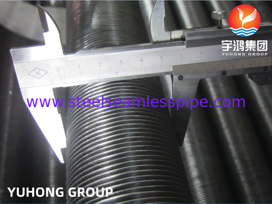 Tubo finito di tipo G incorporato ASME SA210 Gr.A1 Tubo senza cuciture con alluminio Al1060