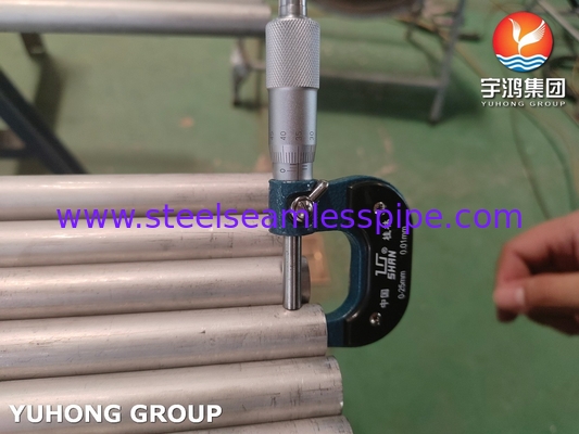 ASME SA789 / ASTM A789 S32750 Tubo senza cuciture in acciaio duplex per scambiatori di calore, applicazioni chimiche