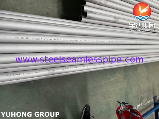ASTM A790 / ASME SA789 S32205 Tubo in acciaio duplex senza saldatura per il petrolio e il gas industriale